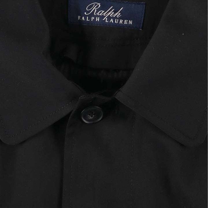 Ralph Lauren Balmacaan Coat, Men's XL cotton black type Vintage Second Hand