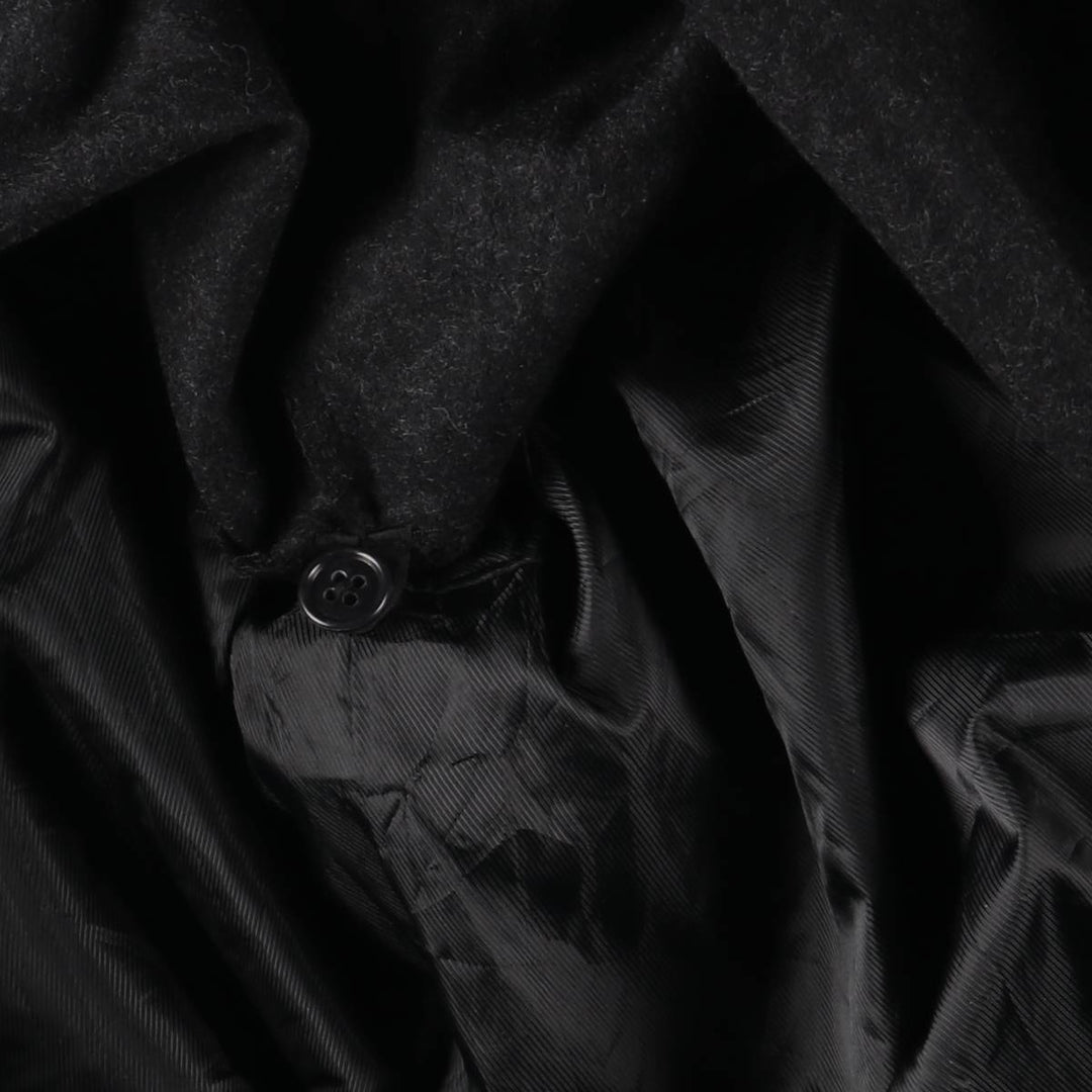 Ralph Lauren Balmacaan Coat, Men's XL cotton black type Vintage Second Hand