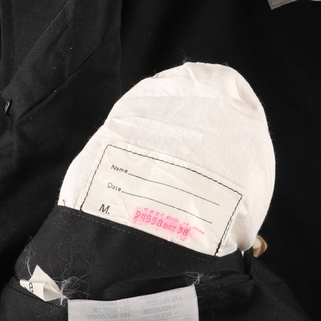 Aquascutum AQUA5 Trench Coat, Made in England, Men's Size M polyester black type Vintage Second Hand