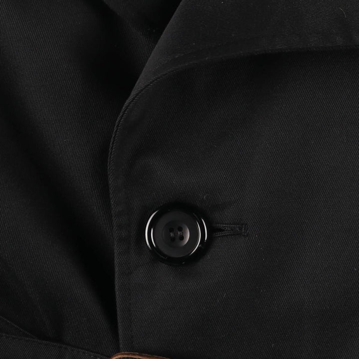 Aquascutum AQUA5 Trench Coat, Made in England, Men's Size M polyester black type Vintage Second Hand