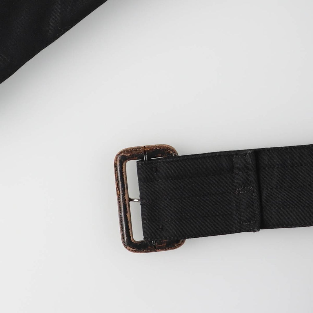 Aquascutum AQUA5 Trench Coat, Made in England, Men's Size M polyester black type Vintage Second Hand