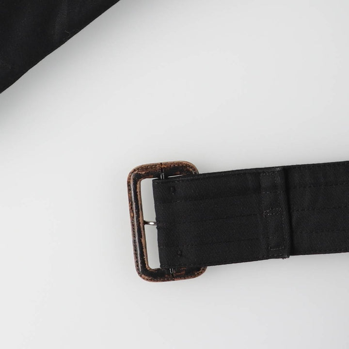 Aquascutum AQUA5 Trench Coat, Made in England, Men's Size M polyester black type Vintage Second Hand