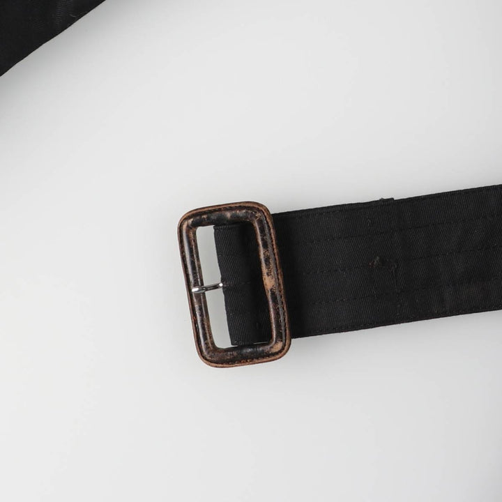 Aquascutum AQUA5 Trench Coat, Made in England, Men's Size M polyester black type Vintage Second Hand