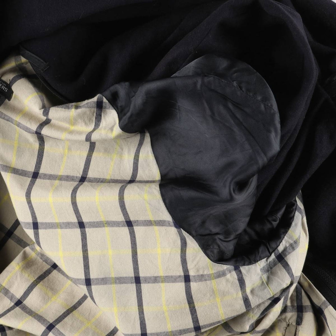 Brooks Brothers Balmacaan Coat, Made in England, Men's Size XL cotton Beige type Vintage Second Hand