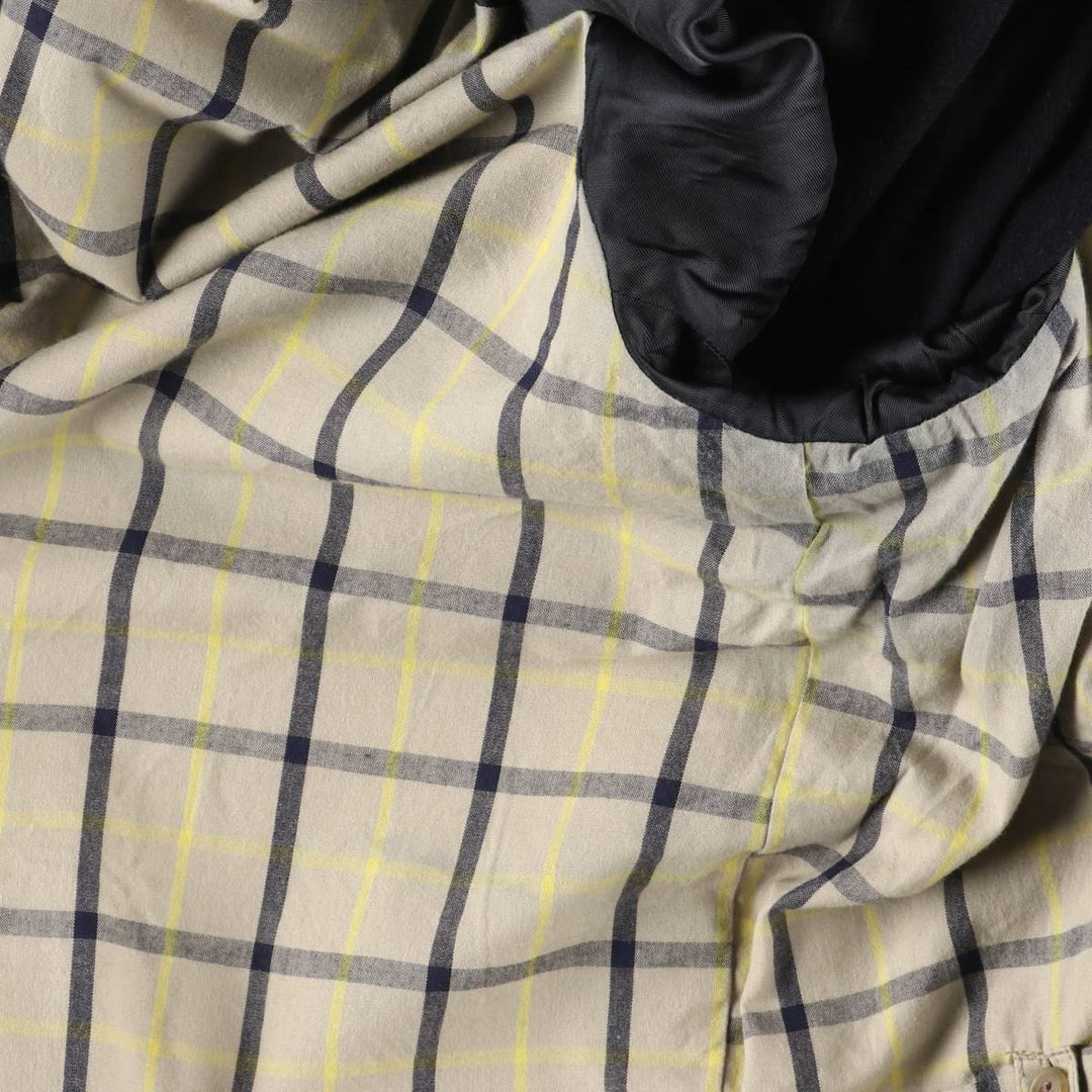 Brooks Brothers Balmacaan Coat, Made in England, Men's Size XL cotton Beige type Vintage Second Hand