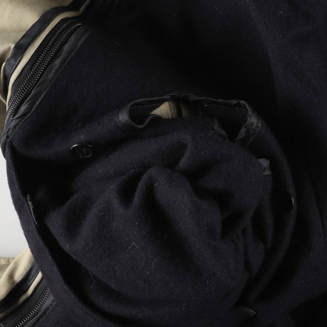 Brooks Brothers Balmacaan Coat, Made in England, Men's Size XL cotton Beige type Vintage Second Hand