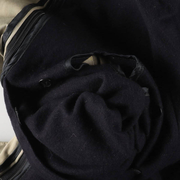 Brooks Brothers Balmacaan Coat, Made in England, Men's Size XL cotton Beige type Vintage Second Hand