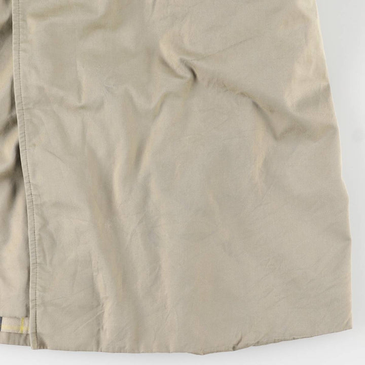 Brooks Brothers Balmacaan Coat, Made in England, Men's Size XL cotton Beige type Vintage Second Hand
