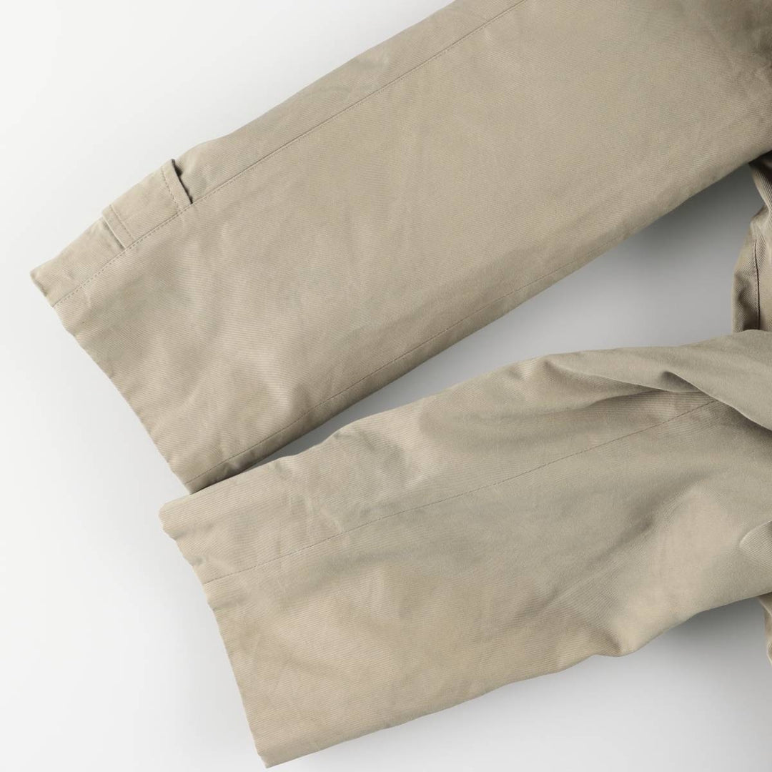 Brooks Brothers Balmacaan Coat, Made in England, Men's Size XL cotton Beige type Vintage Second Hand