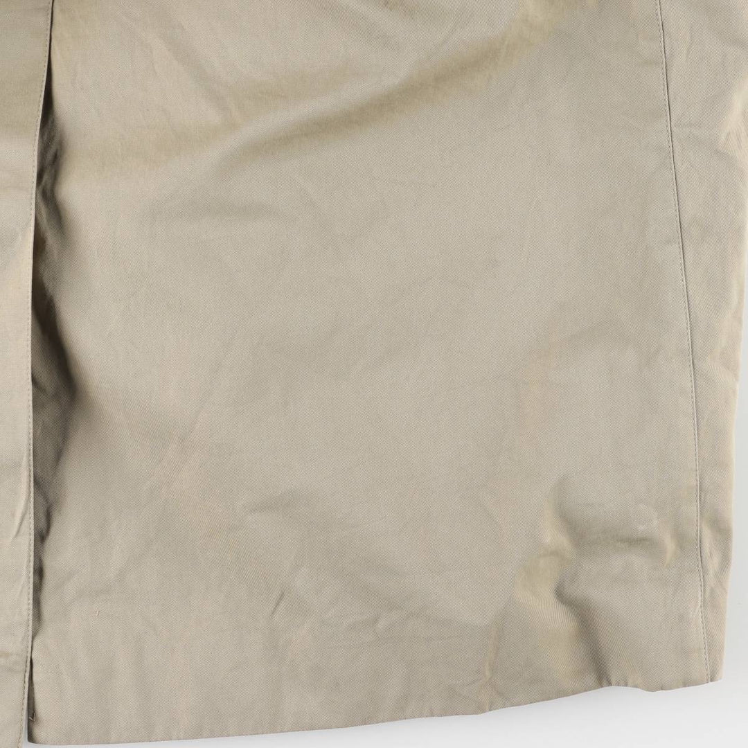 Brooks Brothers Balmacaan Coat, Made in England, Men's Size XL cotton Beige type Vintage Second Hand