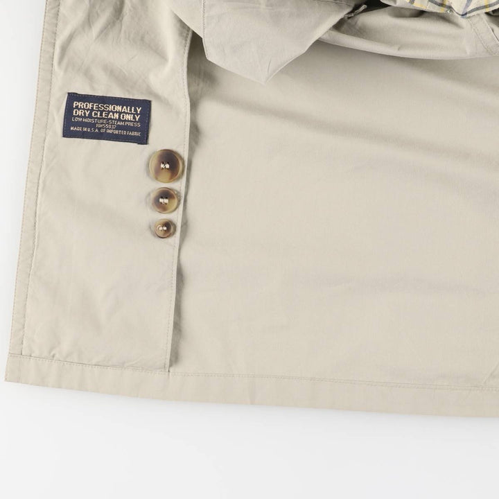 Brooks Brothers Balmacaan Coat, Made in USA, Men's XL unclear ivory Vintage Second Hand