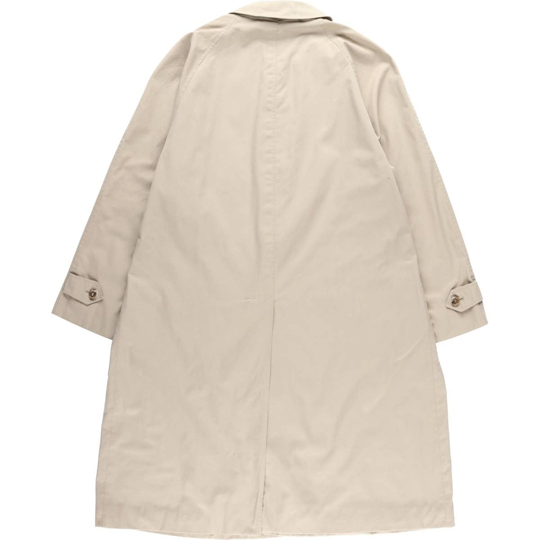 90'S Burberry Balmacaan Coat, Made in England, Men's Size L, Vintage unclear Beige type Vintage Second Hand