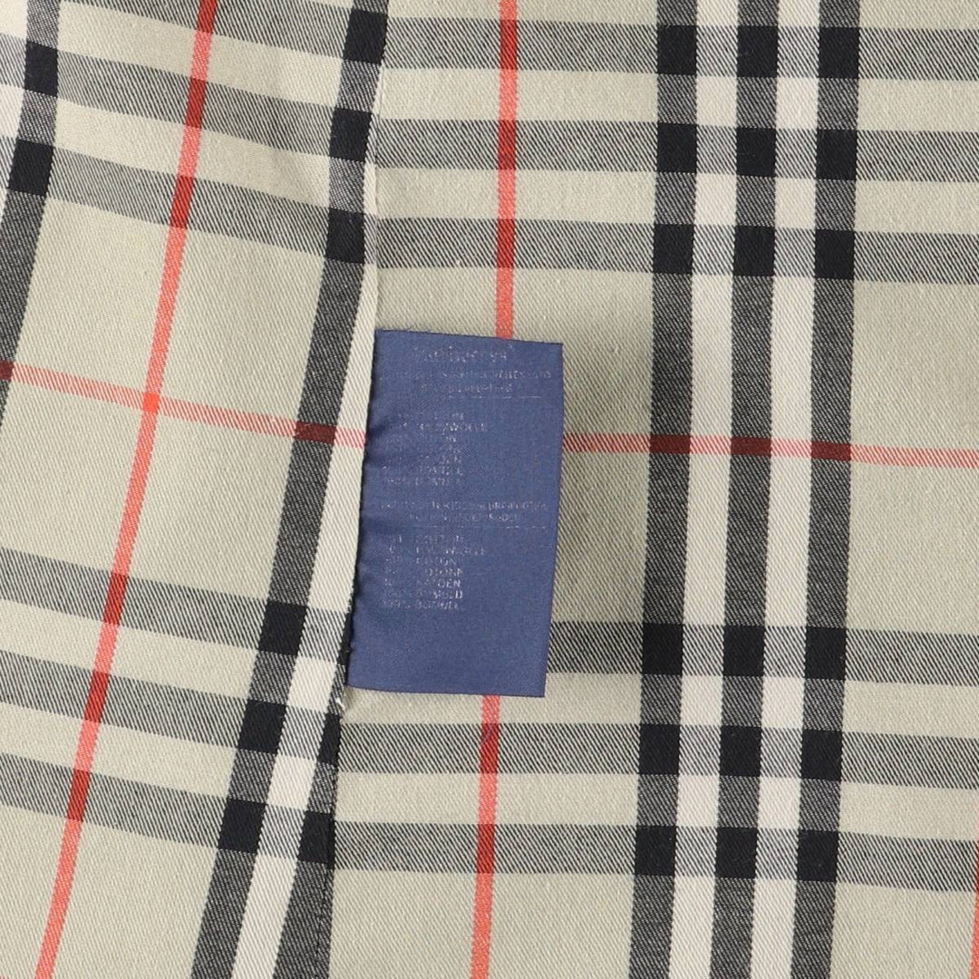 90'S Burberry Balmacaan Coat, Made in England, Men's Size L, Vintage unclear Beige type Vintage Second Hand