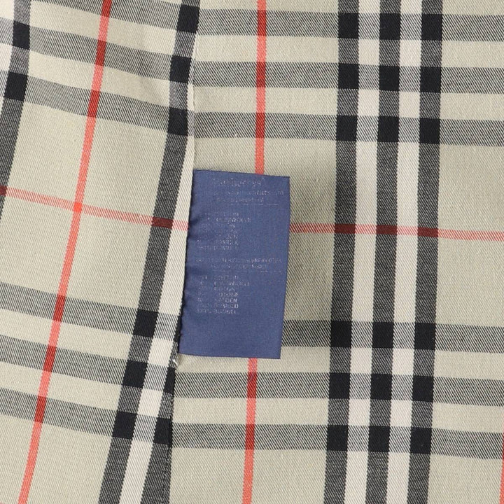 90'S Burberry Balmacaan Coat, Made in England, Men's Size L, Vintage unclear Beige type Vintage Second Hand