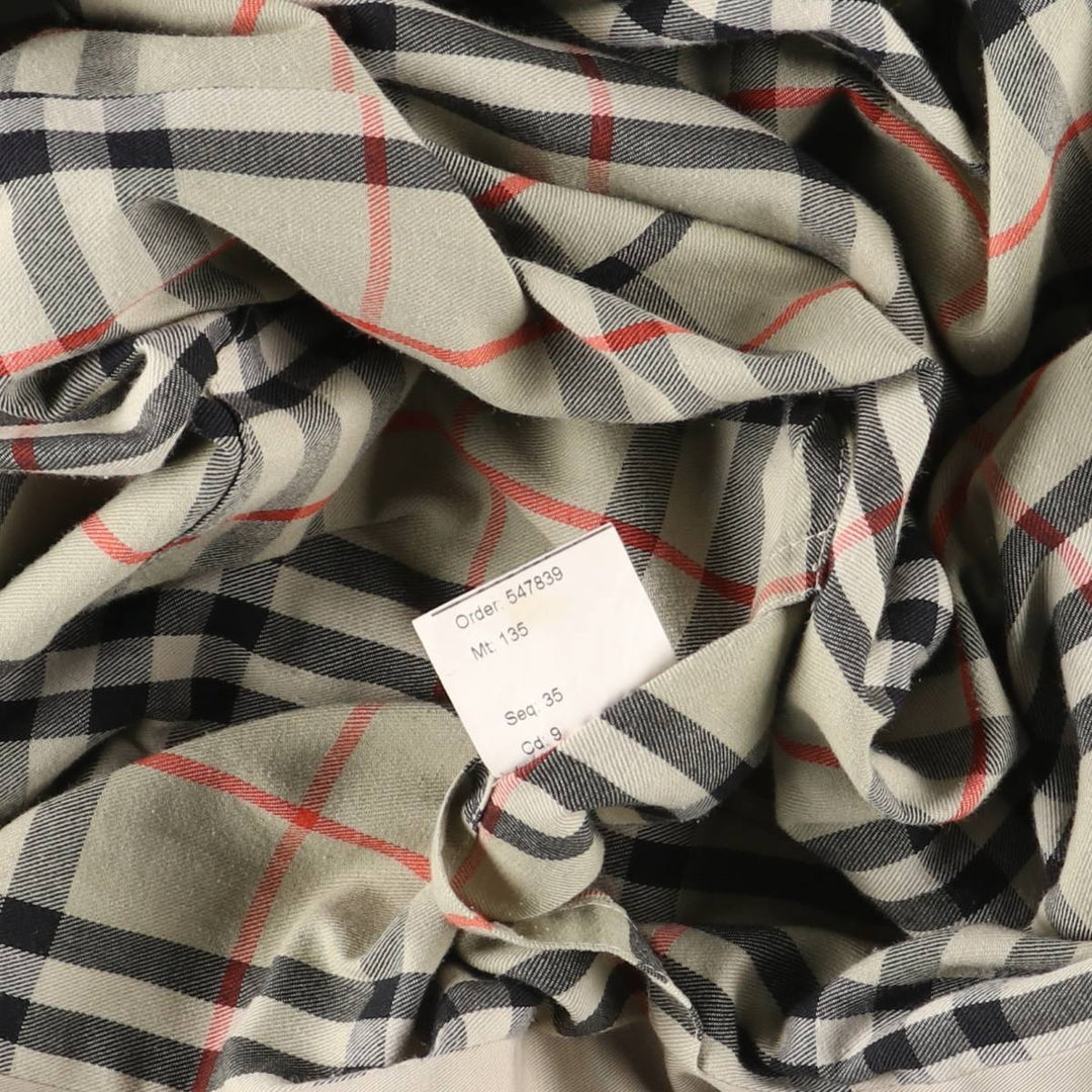 90'S Burberry Balmacaan Coat, Made in England, Men's Size L, Vintage unclear Beige type Vintage Second Hand