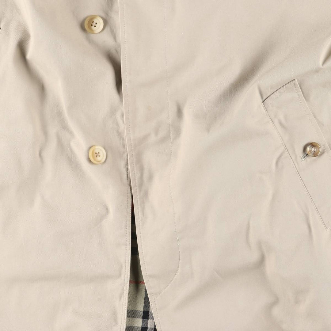 90'S Burberry Balmacaan Coat, Made in England, Men's Size L, Vintage unclear Beige type Vintage Second Hand