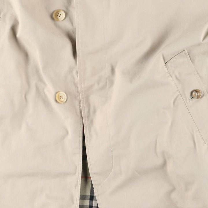 90'S Burberry Balmacaan Coat, Made in England, Men's Size L, Vintage unclear Beige type Vintage Second Hand