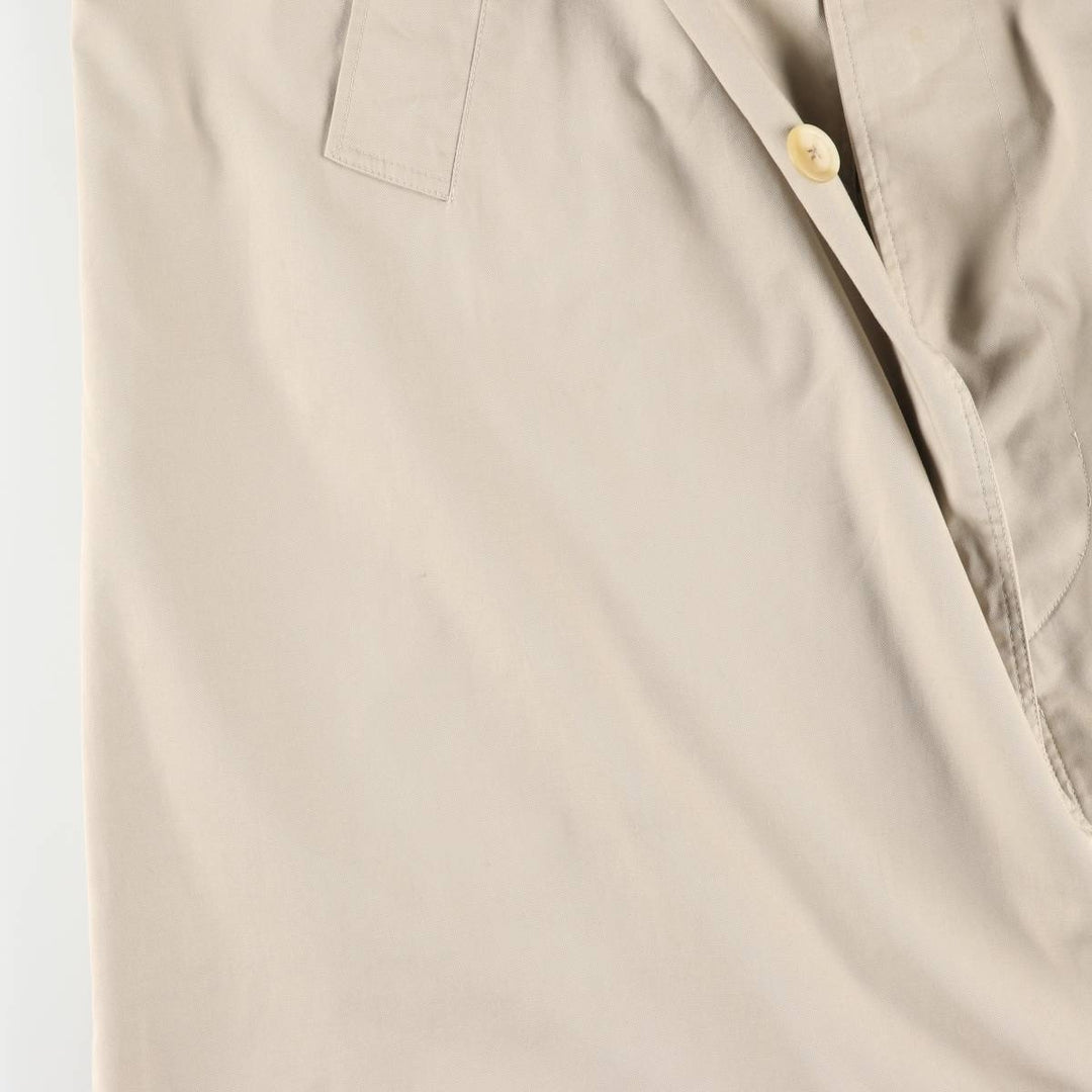 90'S Burberry Balmacaan Coat, Made in England, Men's Size L, Vintage unclear Beige type Vintage Second Hand