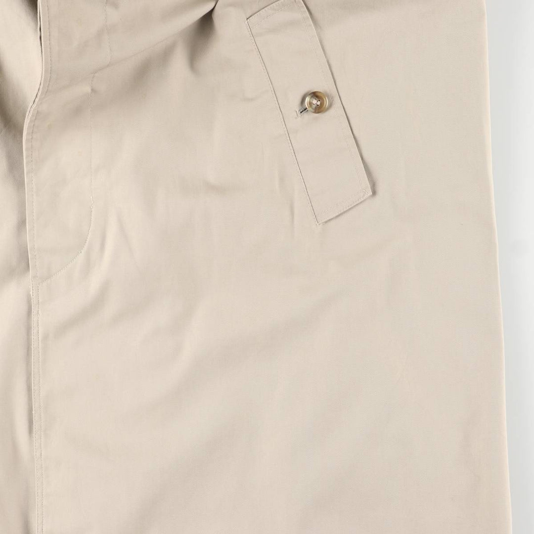 90'S Burberry Balmacaan Coat, Made in England, Men's Size L, Vintage unclear Beige type Vintage Second Hand