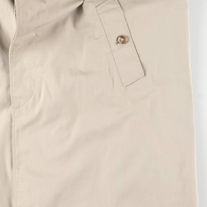 90'S Burberry Balmacaan Coat, Made in England, Men's Size L, Vintage unclear Beige type Vintage Second Hand