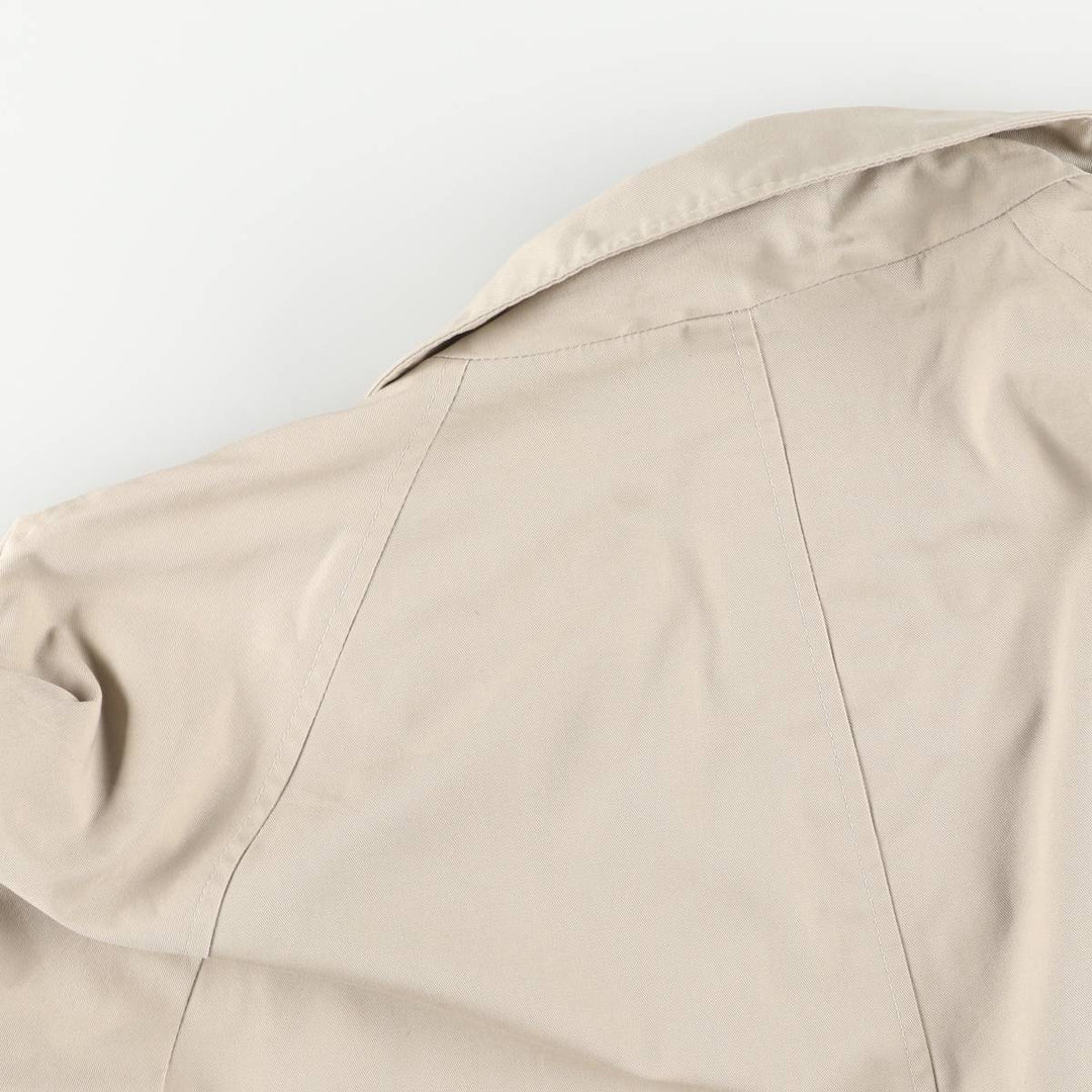 90'S Burberry Balmacaan Coat, Made in England, Men's Size L, Vintage unclear Beige type Vintage Second Hand