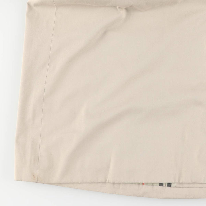 90'S Burberry Balmacaan Coat, Made in England, Men's Size L, Vintage unclear Beige type Vintage Second Hand