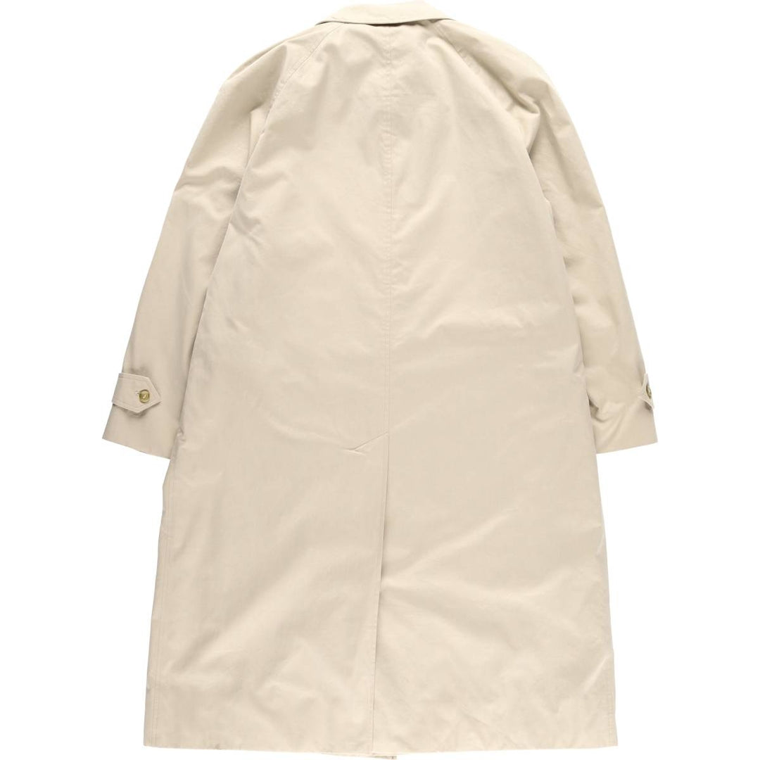 Burberry's 100% cotton Balmacaan coat, made in England, size L. cotton Beige type Vintage Second Hand