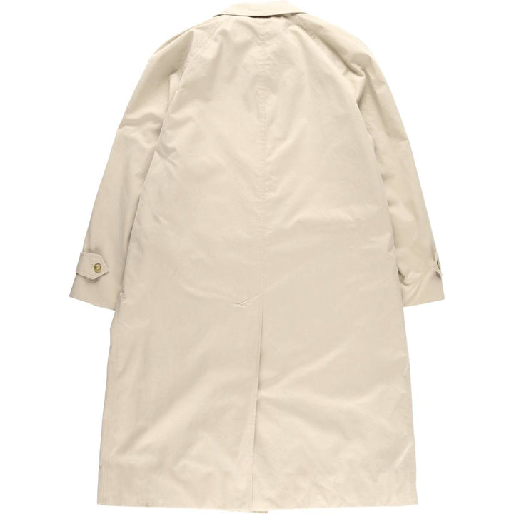 Burberry's 100% cotton Balmacaan coat, made in England, size L. cotton Beige type Vintage Second Hand