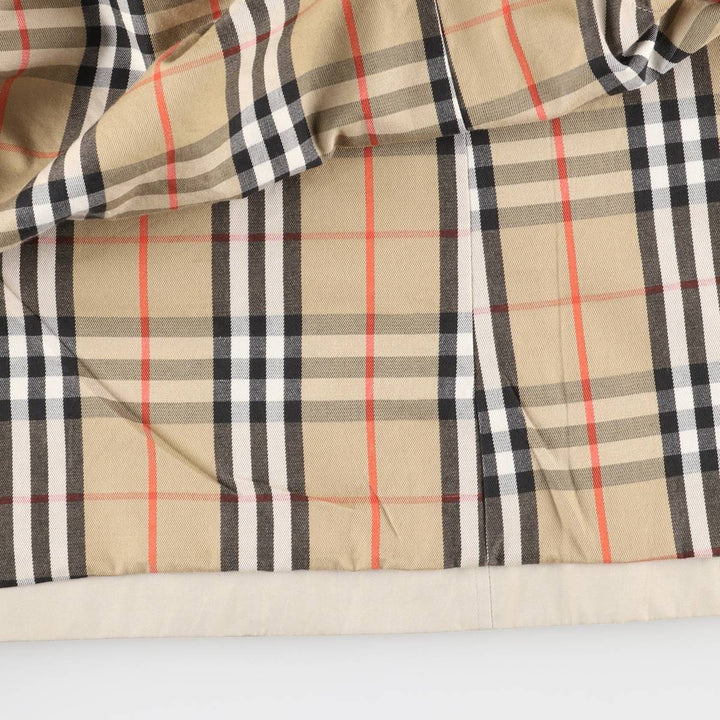 Burberry's 100% cotton Balmacaan coat, made in England, size L. cotton Beige type Vintage Second Hand