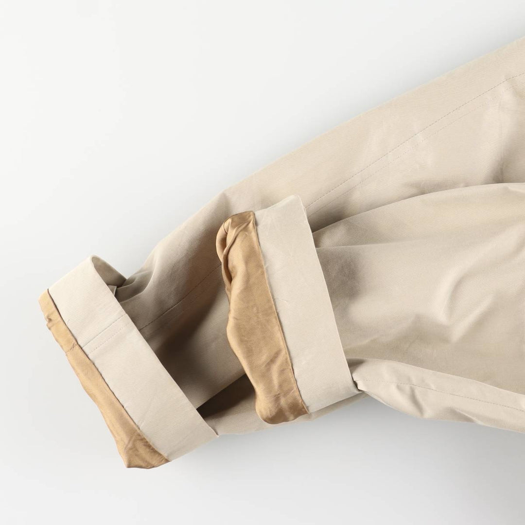 Burberry's 100% cotton Balmacaan coat, made in England, size L. cotton Beige type Vintage Second Hand