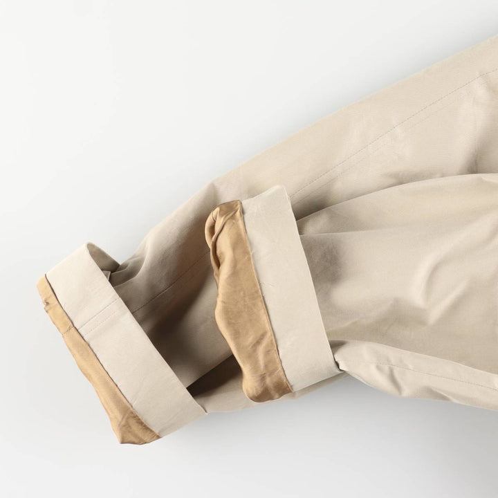 Burberry's 100% cotton Balmacaan coat, made in England, size L. cotton Beige type Vintage Second Hand