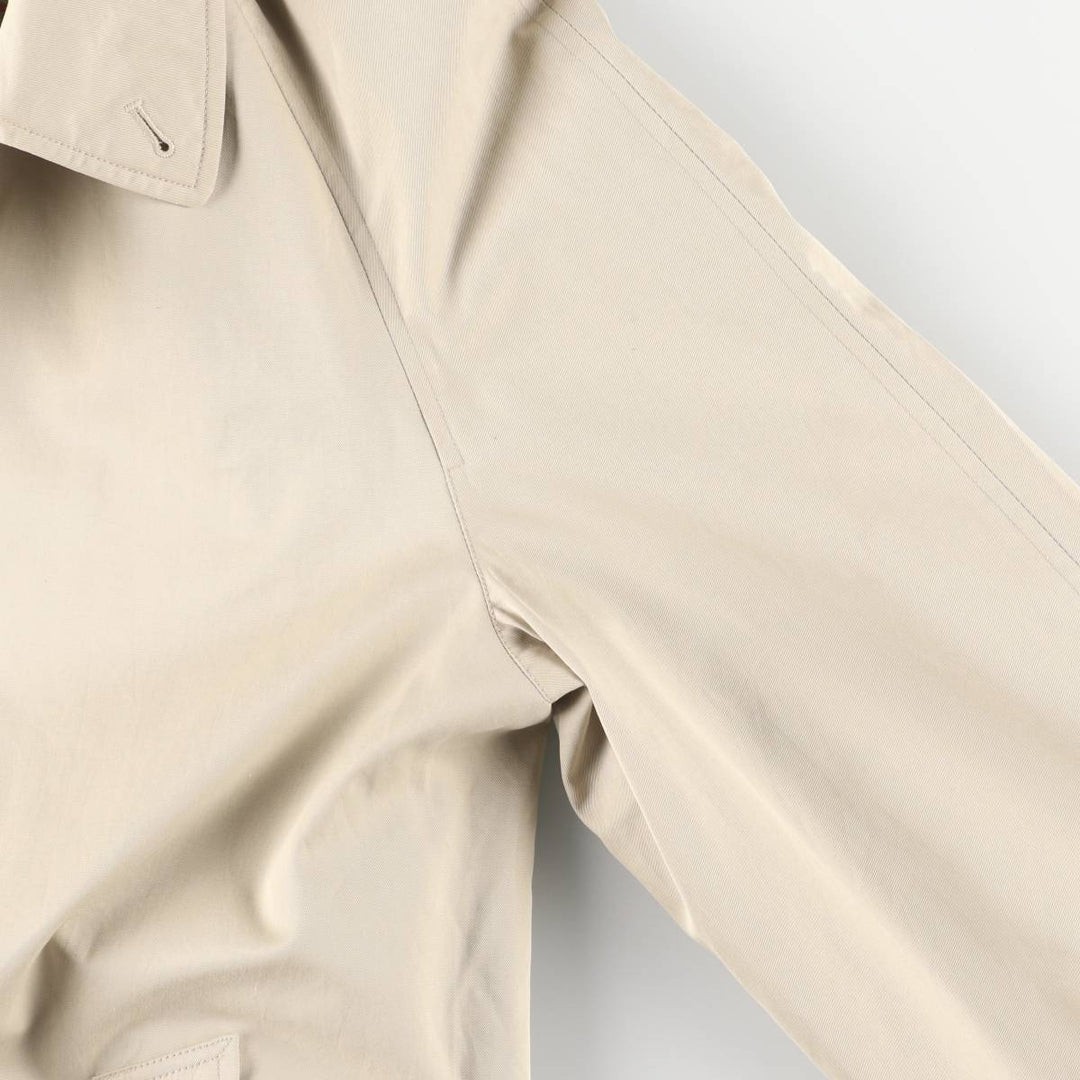 Burberry's 100% cotton Balmacaan coat, made in England, size L. cotton Beige type Vintage Second Hand