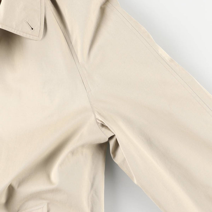 Burberry's 100% cotton Balmacaan coat, made in England, size L. cotton Beige type Vintage Second Hand