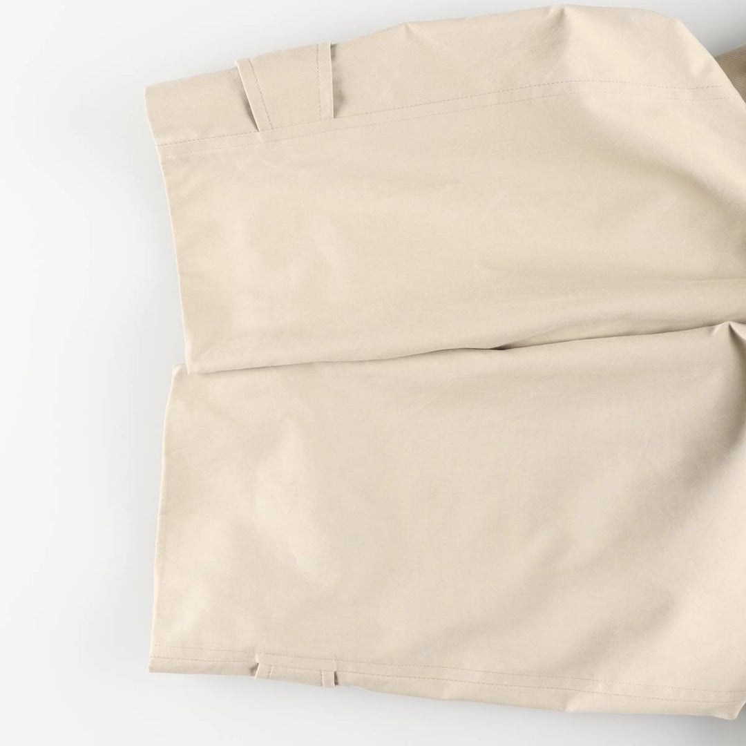 Burberry's 100% cotton Balmacaan coat, made in England, size L. cotton Beige type Vintage Second Hand