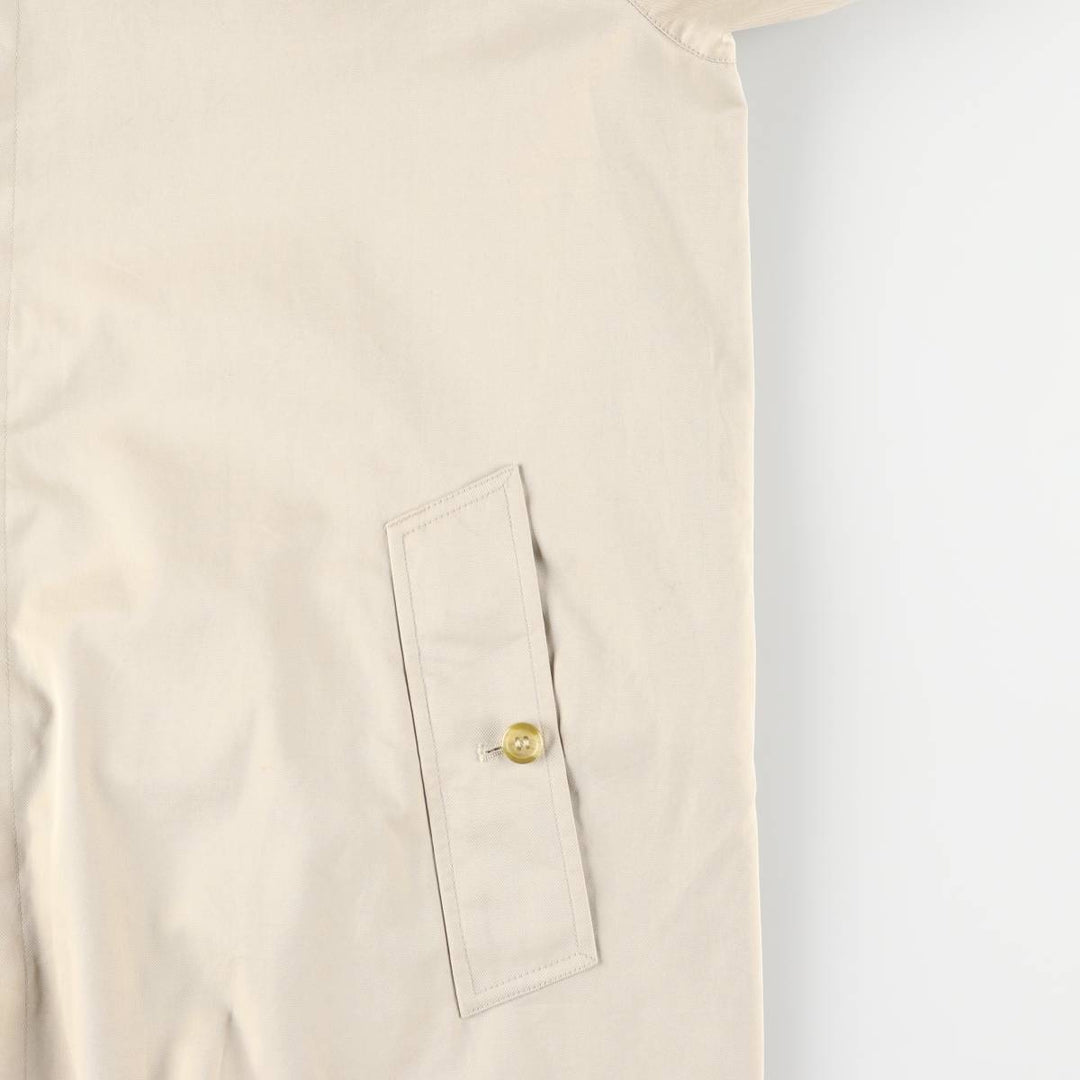 Burberry's 100% cotton Balmacaan coat, made in England, size L. cotton Beige type Vintage Second Hand