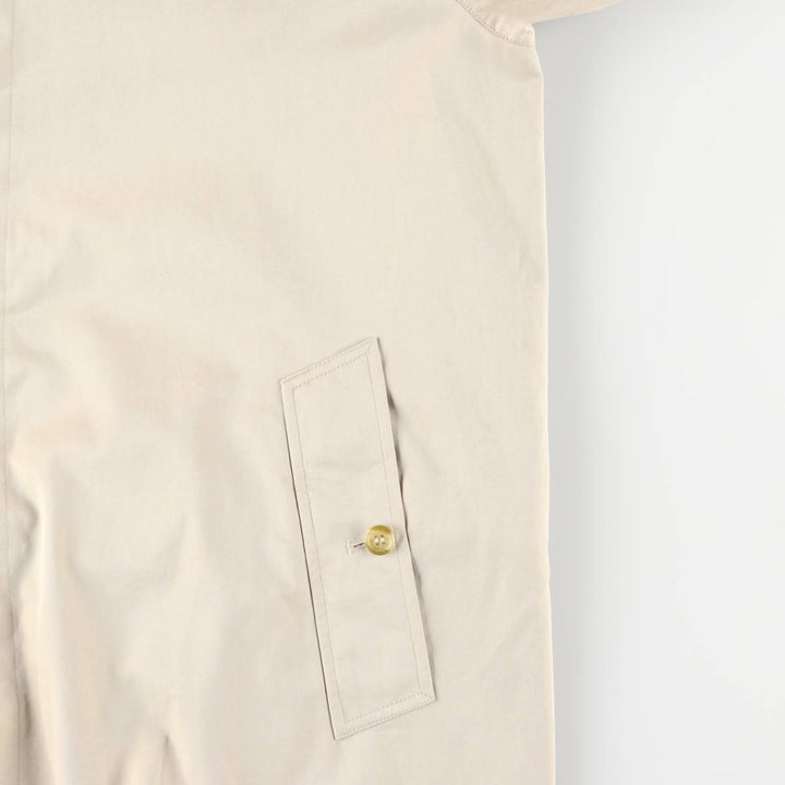 Burberry's 100% cotton Balmacaan coat, made in England, size L. cotton Beige type Vintage Second Hand