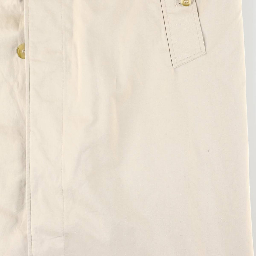 Burberry's 100% cotton Balmacaan coat, made in England, size L. cotton Beige type Vintage Second Hand