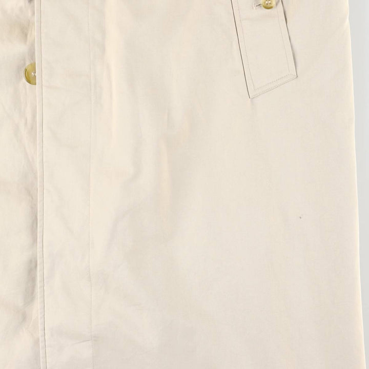 Burberry's 100% cotton Balmacaan coat, made in England, size L. cotton Beige type Vintage Second Hand