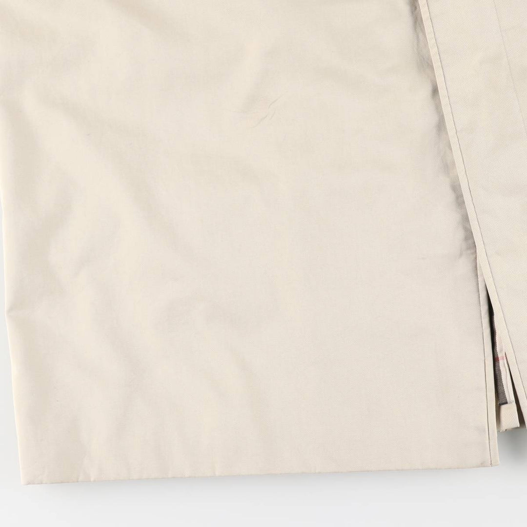 Burberry's 100% cotton Balmacaan coat, made in England, size L. cotton Beige type Vintage Second Hand