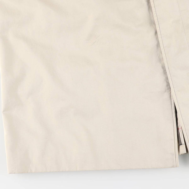 Burberry's 100% cotton Balmacaan coat, made in England, size L. cotton Beige type Vintage Second Hand