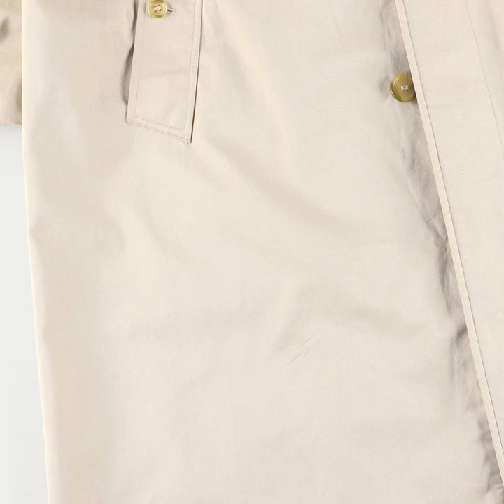 Burberry's 100% cotton Balmacaan coat, made in England, size L. cotton Beige type Vintage Second Hand