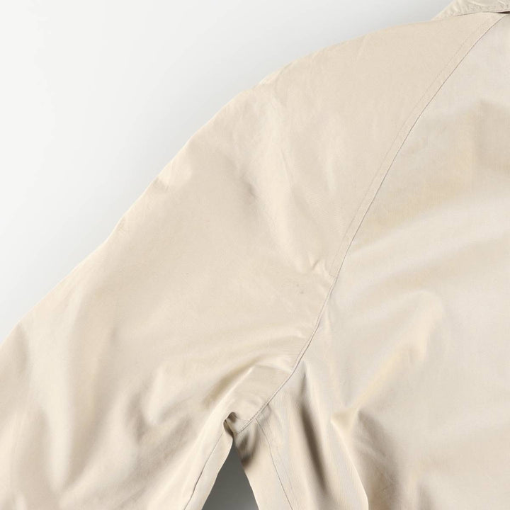 Burberry's 100% cotton Balmacaan coat, made in England, size L. cotton Beige type Vintage Second Hand