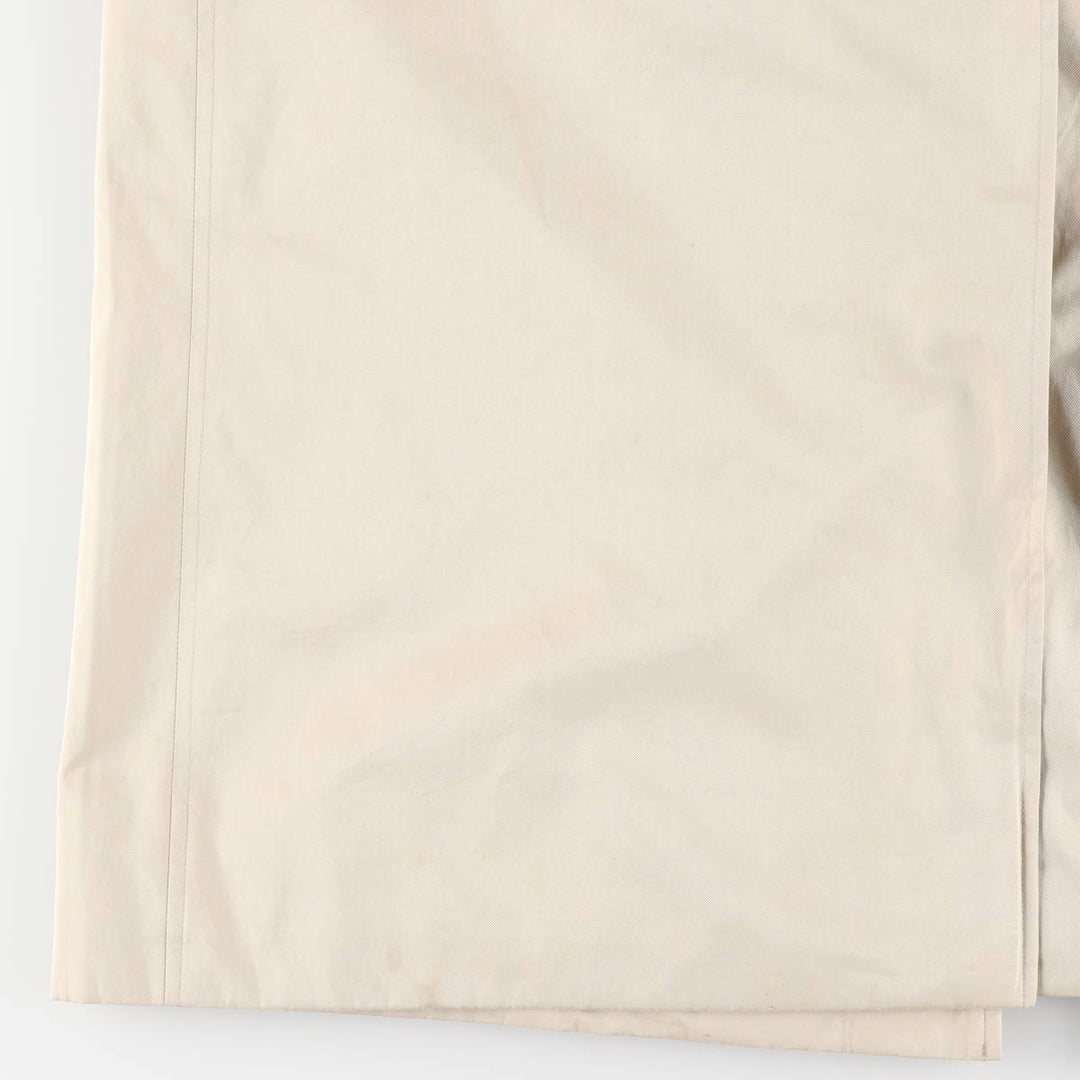 Burberry's 100% cotton Balmacaan coat, made in England, size L. cotton Beige type Vintage Second Hand