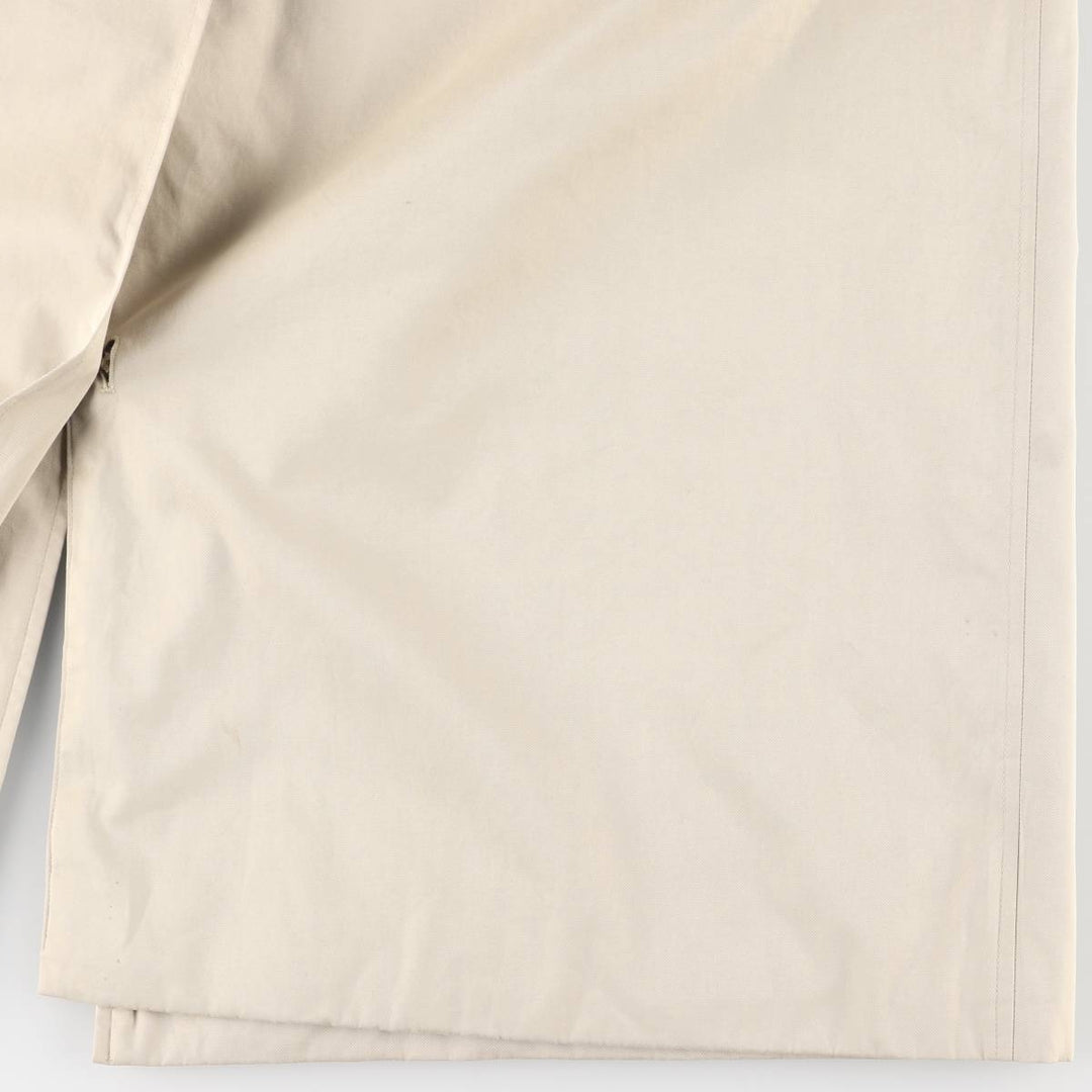 Burberry's 100% cotton Balmacaan coat, made in England, size L. cotton Beige type Vintage Second Hand