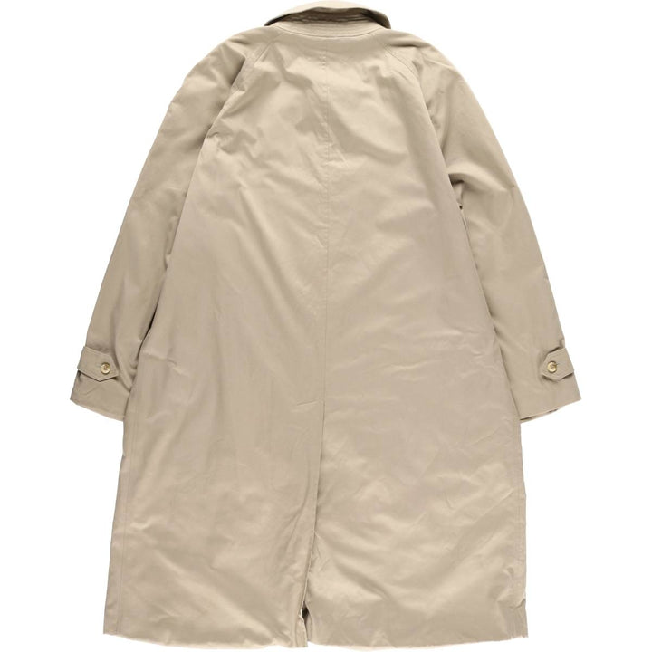 Burberry's Balmacaan Coat, Made in England, Men's XL Size cotton Beige type Vintage Second Hand