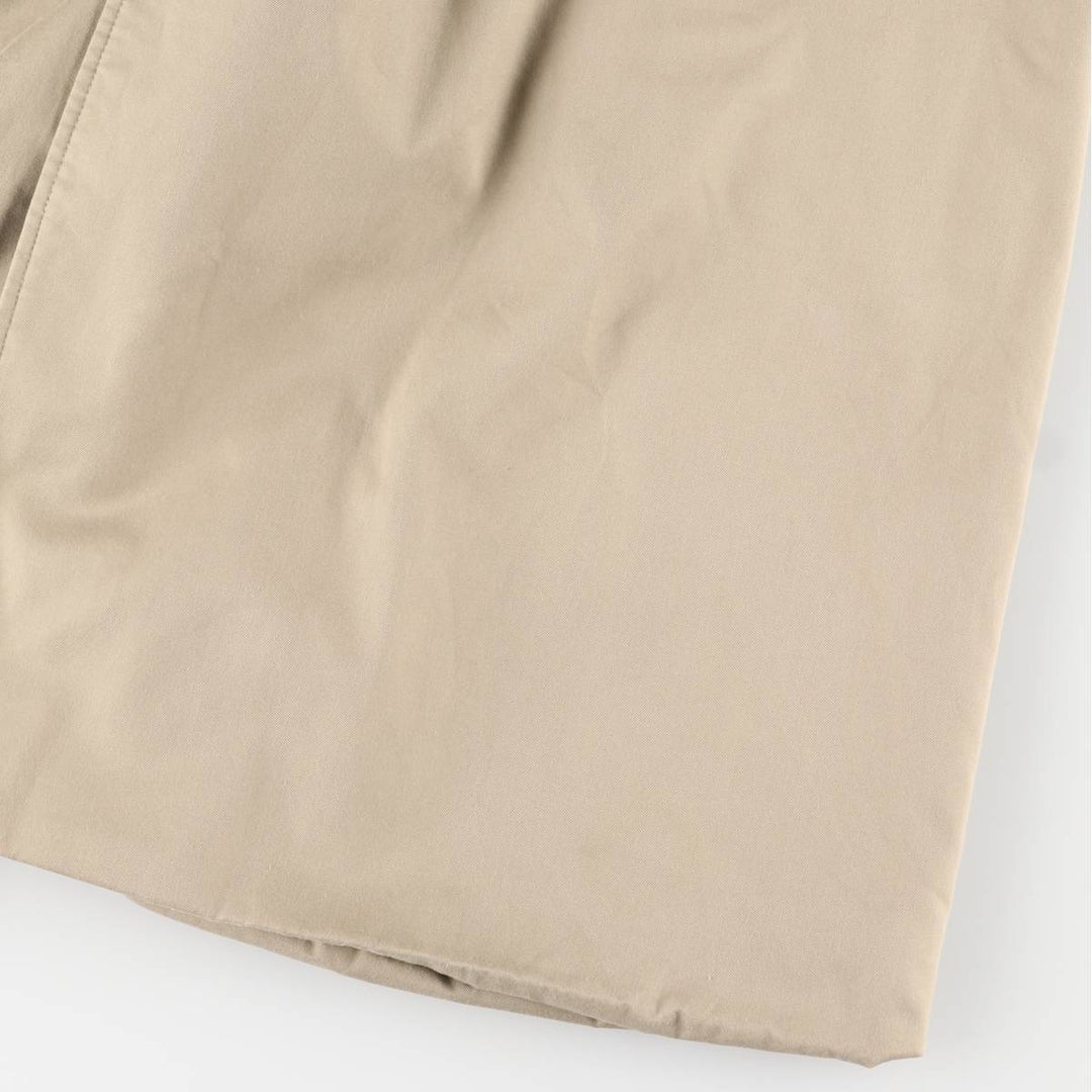 Burberry's Balmacaan Coat, Made in England, Men's XL Size cotton Beige type Vintage Second Hand