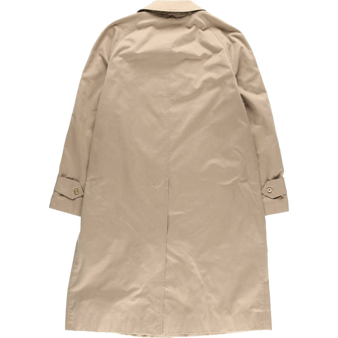 Burberry's Balmacaan Coat, Made in England, Men's Size L unclear Beige type Vintage Second Hand