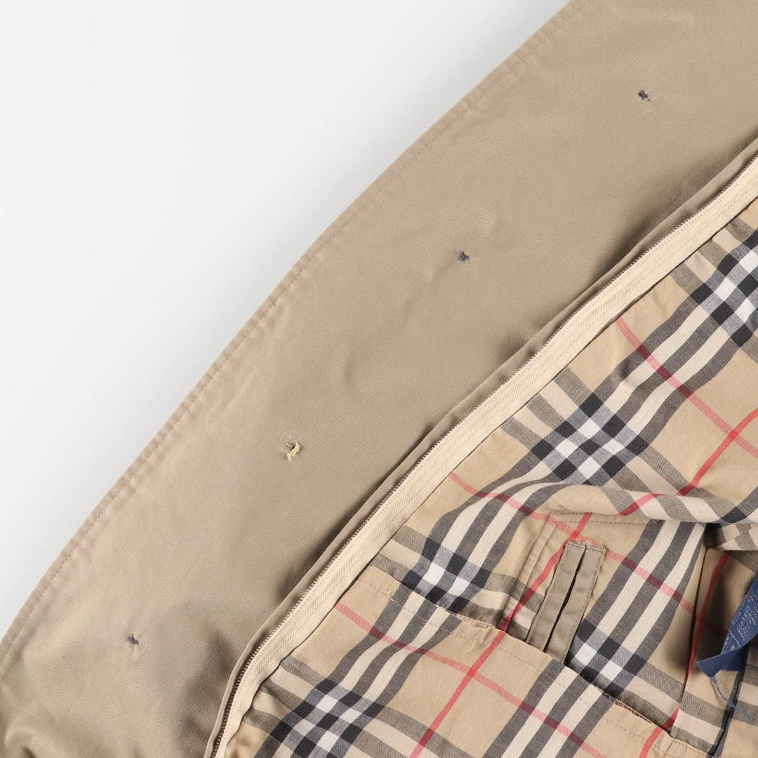 Burberry's Balmacaan Coat, Made in England, Men's Size L unclear Beige type Vintage Second Hand