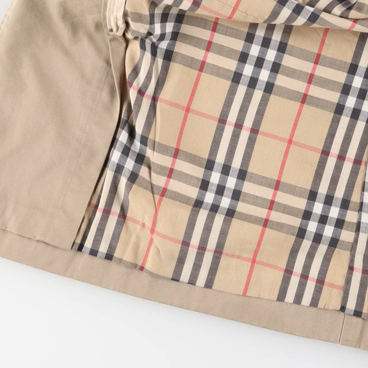 Burberry's Balmacaan Coat, Made in England, Men's Size L unclear Beige type Vintage Second Hand