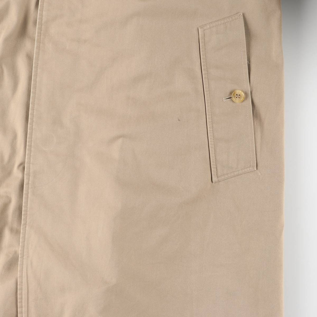 Burberry's Balmacaan Coat, Made in England, Men's Size L unclear Beige type Vintage Second Hand
